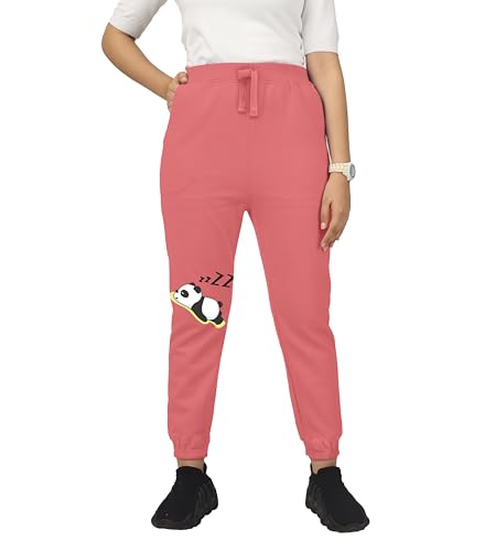 Image of KYDA KIDS Girl's Regular Cotton Joggers for Casual Wear, Jogging, Exercise& Walking (Pack of 1)