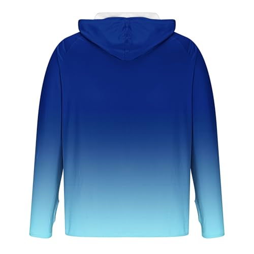 Men's Protection Long Sleeve Hoodie Shirts Summer UV Outdoor Fishing Shirts UPF 50+ Rash Guard Fishing Hoodie4