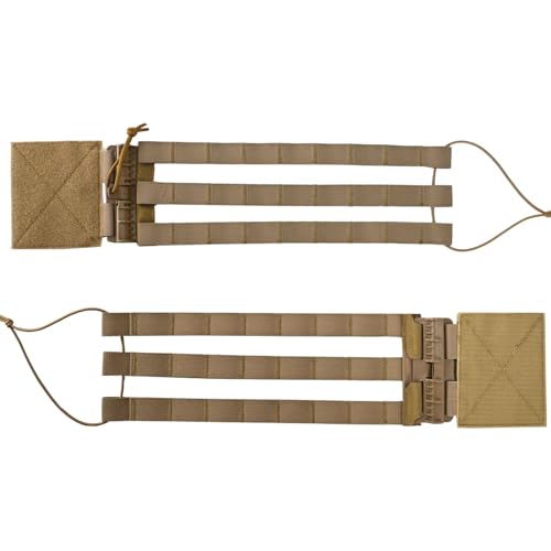 tactifans 2 Pack MOLLE Vest Quick Release Buckle Quick Release Cummerbund Adapter Vest Quick Disconnect Single Point MOLLE Removal Buckle Nylon with Hook and Loop