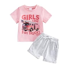 Girls Love Fire Trucks-pink
