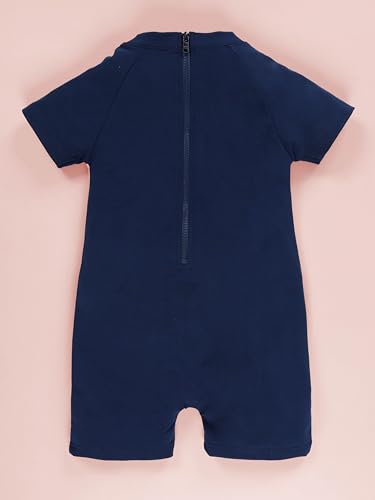 Image of KiddoPanti Boys & Girls Half Sleeve Mid Thigh Length Swim Suit