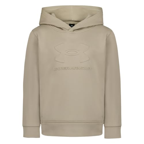 Image of Under Armour Boys' Fleece Pullover Hoodie Sweatshirt, Soft & Comfortable, Relaxed Fit