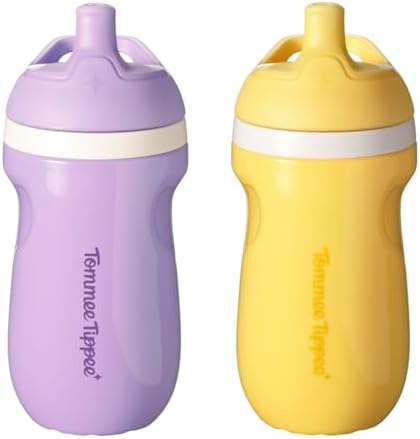 Tommee Tippee Toddler Sippy Cup, Sporty Spout, 1-3 Years, Insulat...