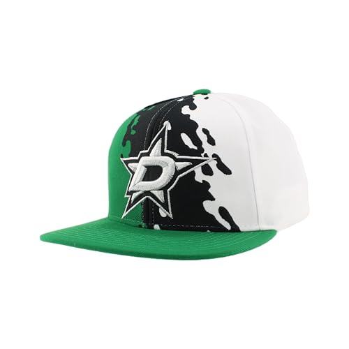 Image of ZHATS NHL Unisex-Adult NHL Officially Licensed Adjustable Snapback Hat Flat Bill Z11 Retro Paintbrush
