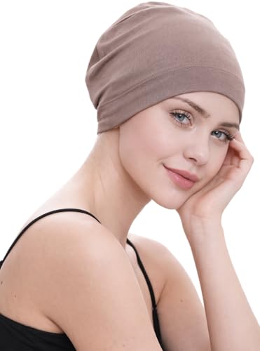 WISTERIA HEADWEAR Unisex Bamboo Beanie Sleep Cap for Sensitive Scalp,