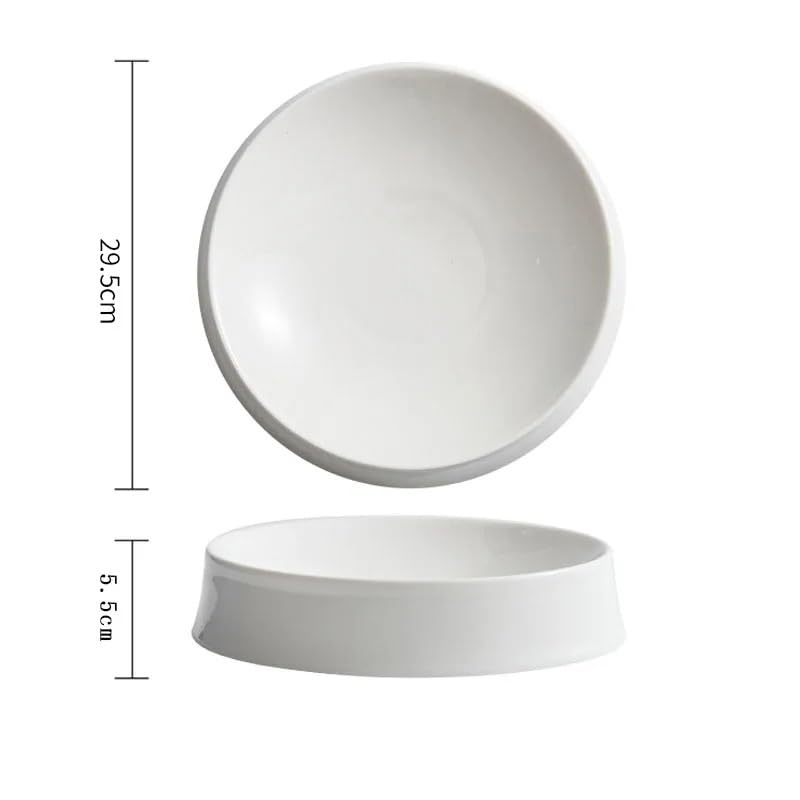 Forniture Per Feste Piatto da pranzo in ceramica irregolare creativo Piatto da zuppa spesso Piatto da dessert Piatto da snack Piatto da sushi Ristorante Stoviglie speciali Piatto freddo Piatti Della F