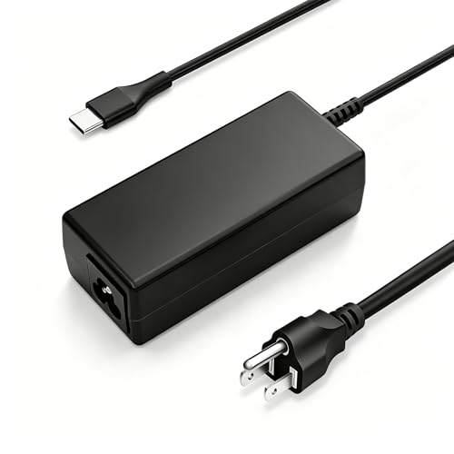 Universal Chromebook 45W USB Type C Laptop Charger Compatible with HP Lenovo Acer Asus Samsung Google Power AC Adapter