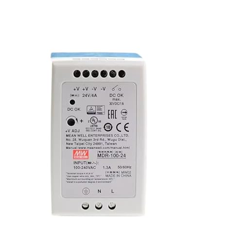 Alimentation rail DIN MDR-100 haute fiabilité pour armoire électrique