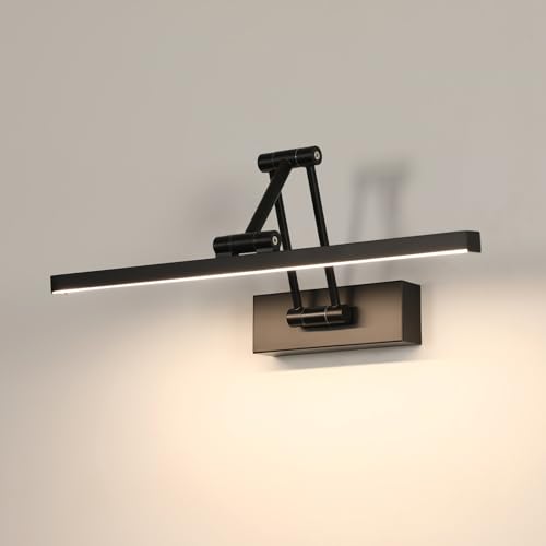 Lámpara de espejo luz natural 4500K que elimina sombras al afeitarse o maquillarse