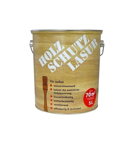 Preisvergleich Produktbild Wilckens Holzschutzlasur Holzschutzmittel 5l (Nussbaum)