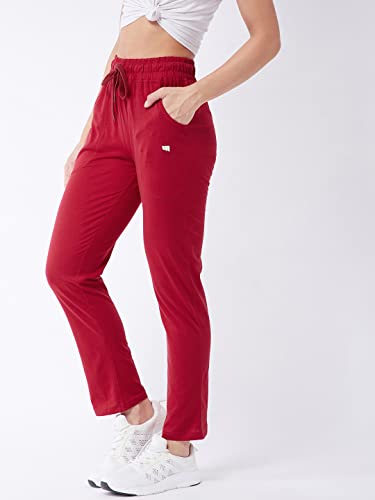 Image of Modeve Women Cotton Blend Track Pant for Summer