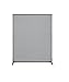 Global Industrial Office Partition Panel, 36.25 Inch Width x 42 Inch Height, Gray, Freestanding, Build Your Own Office Layout
