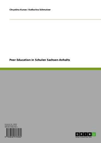 Peer Education in Schulen Sachsen-Anhalts (German Edition