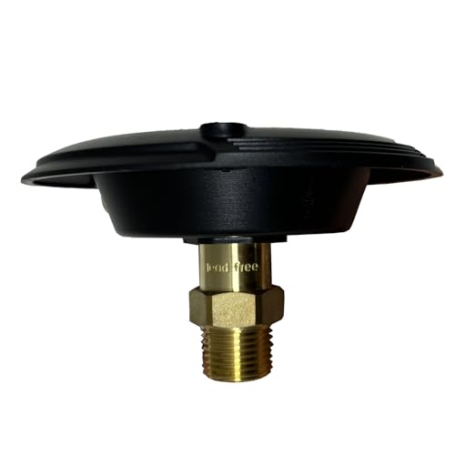Image of RV Water Inlet Connection, City Water Fill Inlet, Flange Brass with Check Valve, RV Water Hose Connector Water Fill Flange City Water Hookup for RV (Dimensions: 87mm)