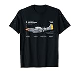 Avión de guerra mundial P51 Mustang. Para todos los amantes de la aviación militar y de la Segunda Guerra Mundial, pilotos, avgeecos, veteranos, constructores de maquetas, simuladores de piloto o jugadores de vuelo. Perfecto para llevar durante un espectáculo aéreo.