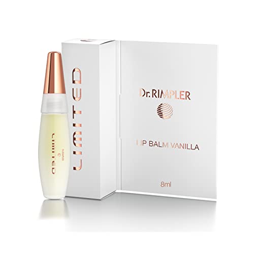 Dr.RIMPLER LIMITED Lip Balm Vanilla für geschmeidige, zartglänzende und perfekt gepflegte Lippen, welche nach Vanille schmecken