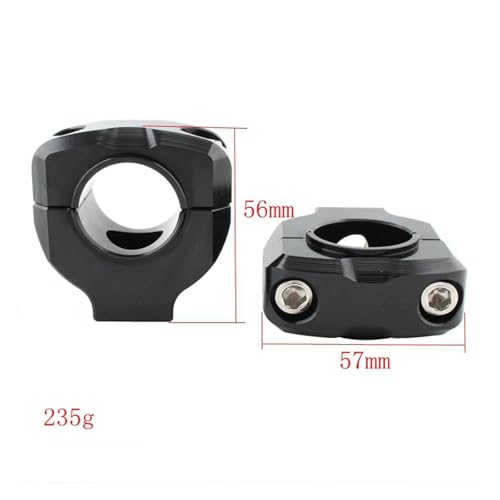 Elevadores manillar 28mm universales y abrazadera riser para manillar modificado de motocicleta 6