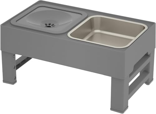 otoye 小型〜大型犬まで対応,折りたたみ式スタンド付きで使いやすい。滑り止めゴムでこぼれ防止,大容量設計で給餌に便利。カトラリーステーションとしても活用可能,お手入れ簡単で衛生的。食事のリズムを整え、消化を助ける実用的なペット給餌ステーションです。 (