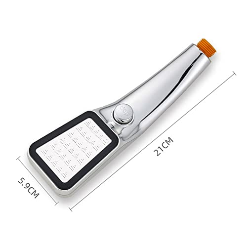 Pommeau de douche à main haute pression chromé de 20,3 cm