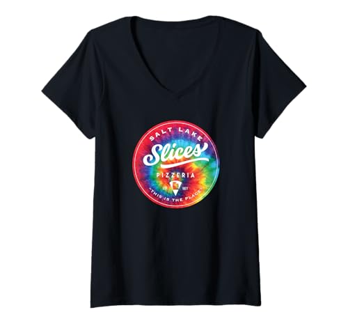 T-shirt High School Musical femme col V Salt Lake Slices coton
