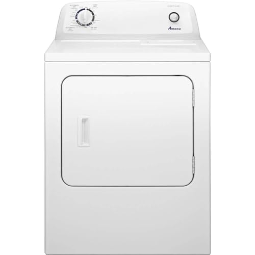 AMANA NED4655EW 6.5 cu. ft. Front Load Electric Dryer with 11 Drying Cycles, White