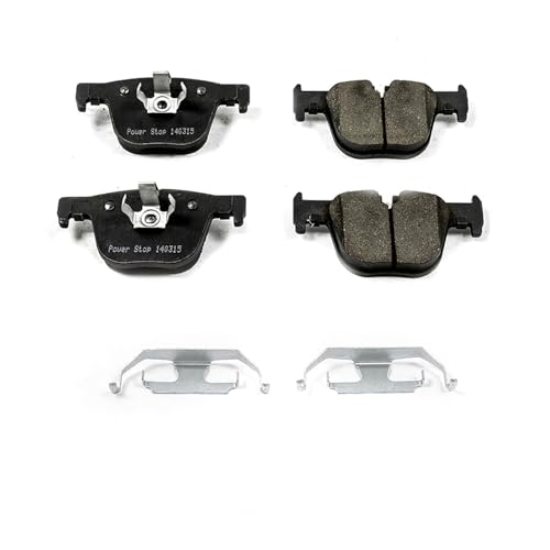 Image of PowerStop Rear Brake Pads for BMW 328i 2016 |328i xDrive 2015-16 |330i 2017-18 |330i xDrive 2017-18 |335i 2012-15 - Z17 Ceramic Brake Pads with Installation Hardware, 17-1610
