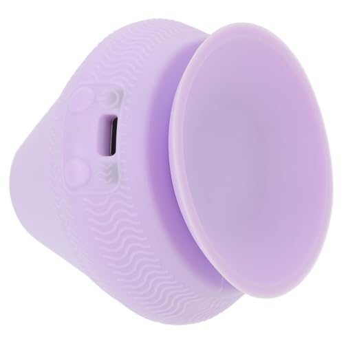 DRESSOOS Bola Masaje Vibratoria Eléctrica con Calor para Liberación Fascia Cuello Espalda Portátil Multifunción Morado