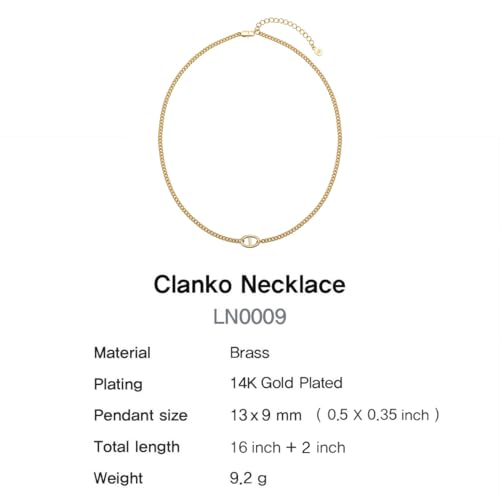 14K Gold Plated Dainty Layered Chain Necklace for Women – Adjustable Minimalist Pendant Jewelry, Trendy Fashion Gift | Star & Anchor Necklace4