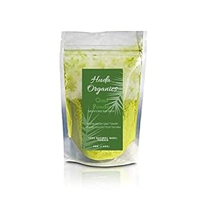 Huda Organics Qasil Powder Somali Soap Leaf Natural Multi-Purpose Cleansing Beauty Secret for Hair Skin and Acne 40g (1…