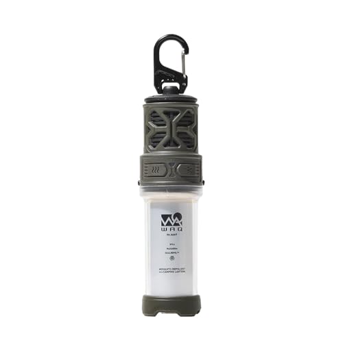 WAQ REPELLENT LANTERN 蚊除け機能搭載ランタン 虫よけ 防虫 蚊除け 虫対策 蚊 600lm 防水 IPX6 LEDランタン USB 小型 大容量バッテリー (OLIVE（オリーブ）)