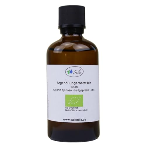 Sala Arganöl kaltgepresst ungeröstet food grade BIO 100 ml Glasflasche