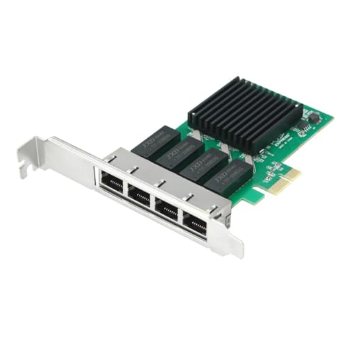 Tarjeta de Red de 4 Puertos con Chip RTL8111H para Optimizar Tráfico Ethernet