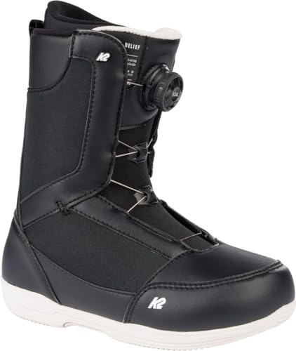 K2 Belief Womens Snowboard Boots, Black, 8.5