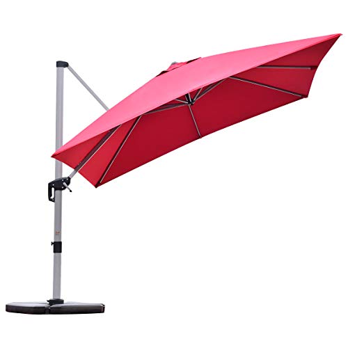 Transparenter Gartenschirm Rechteckig 3x2m - Wasserdicht & Windfest Für Terrasse & Garten