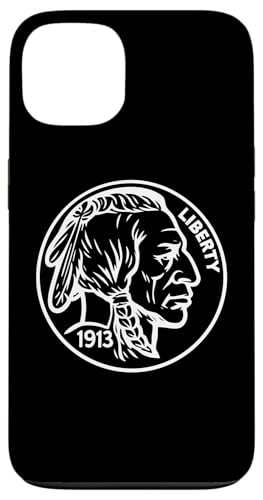 バッファロー ニッケル コイン コレクター 5セント 貨幣学 1913 アメリカ スマホケース iPhone 13 用