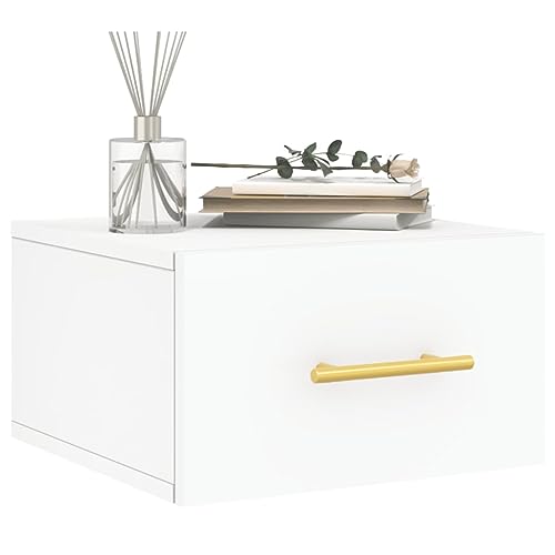 Table de chevet murale compacte pour optimiser le rangement de chambre