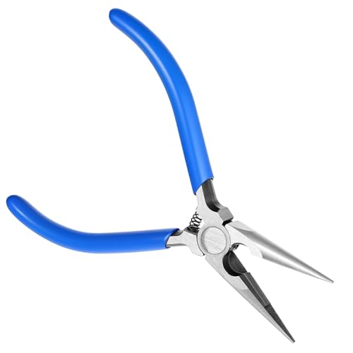 Catálogo de Agujas de punto al mejor precio. 43 Alicates de punta de aguja, alicates de nariz larga, alicates para hacer joyas, mini alicates de nariz larga con agarre cómodo para envolver alambre, reparación de objetos...