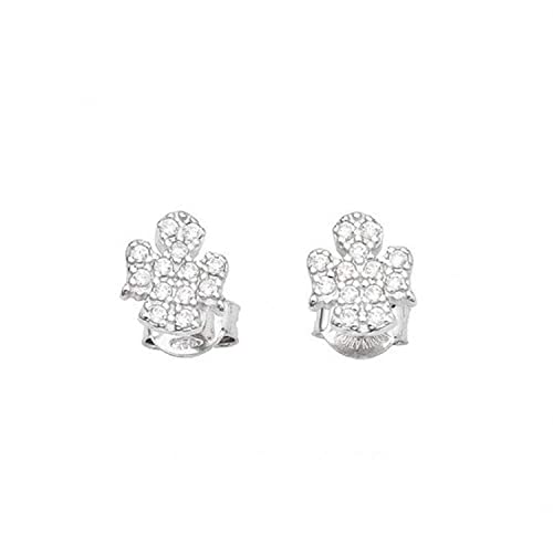ORAZB1 Orecchini Amen Prega, Ama Donna Colore Argento Materiale Argento Pietra Zirconia