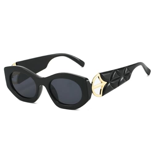 Lunettes de soleil ovales tendance femme vintage style voyage rétro