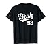 Bruh Baseball Style Number 92 Sports Bro Slang Meme Brother T-Shirt