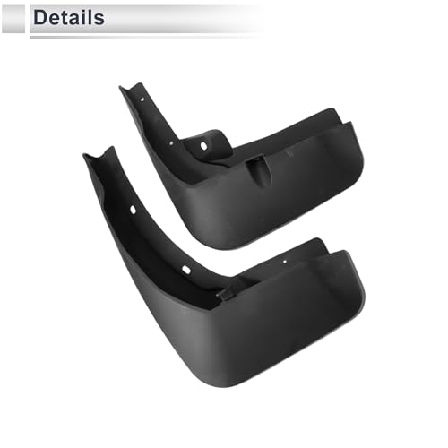 Image of X AUTOHAUX 1set Front and Rear Mud Flaps Splash Guards Mud Guards for Audi Q7 2016-2020 W /Mount Accessories