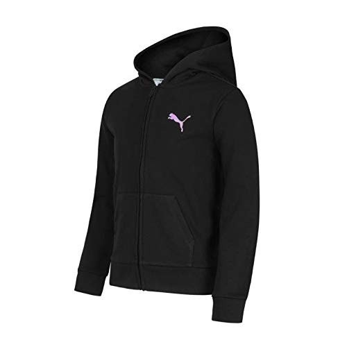 PUMA-Girls-Core-Logo-Zip-Up-Hoodie