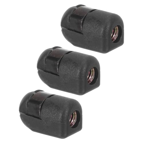 HOLIDYOYO Conectores para resorte de gas con rosca hembra M8 negra, 3 unidades con estructura desmontable y ajuste sin fugas, ideales para soportes de elevación de capós y mobiliario