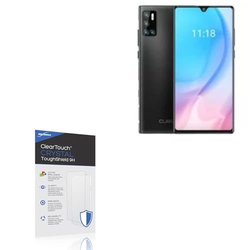 BoxWave Screen Protector Compatible With Cubot J9 - ClearTouch Crystal ToughShield 9H (2-Pack), Clear 9H Tough Flexible Film Screen Protector
