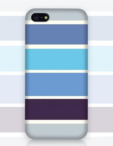 Fingerprint-proof Color Case for Iphone 5c (Blue-grey-white)