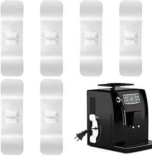 6 Pcs Cord Organizer for Kitchen Appliances, Self Adhesive Cable Tidy Wrap Cord Organiser Kitchen, Cord Wire Cable Organizers Storage Management Clips Holder for Mixer Air Fryer Kitchen Appliances