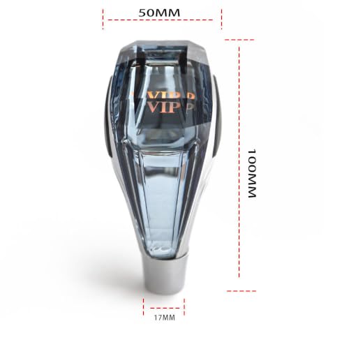 Image of AutoBizarre Cystal LED Gear Knob with 7 Color Touch Activated Multi-Color LED Shift Knob Universal for All Cars (VIP)