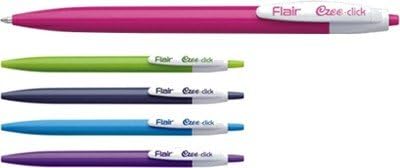 Miniatura 3 de Flair Bolígrafos Ezee Click Blue Ball Point 5 Nos.