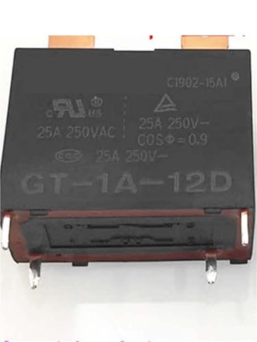 Relais GT-1A-12D 12V 25A 4 broches commutateur de puissance haute performance pour circuits auto