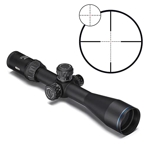 MEOPTA Optika6 5-30x56 FFP Durable Versatile Compact Adjustable Hydrophobic 34 mm Tube Hunting Gun Scope with Illuminated MilDot 3 - RD Crosshair Reticle